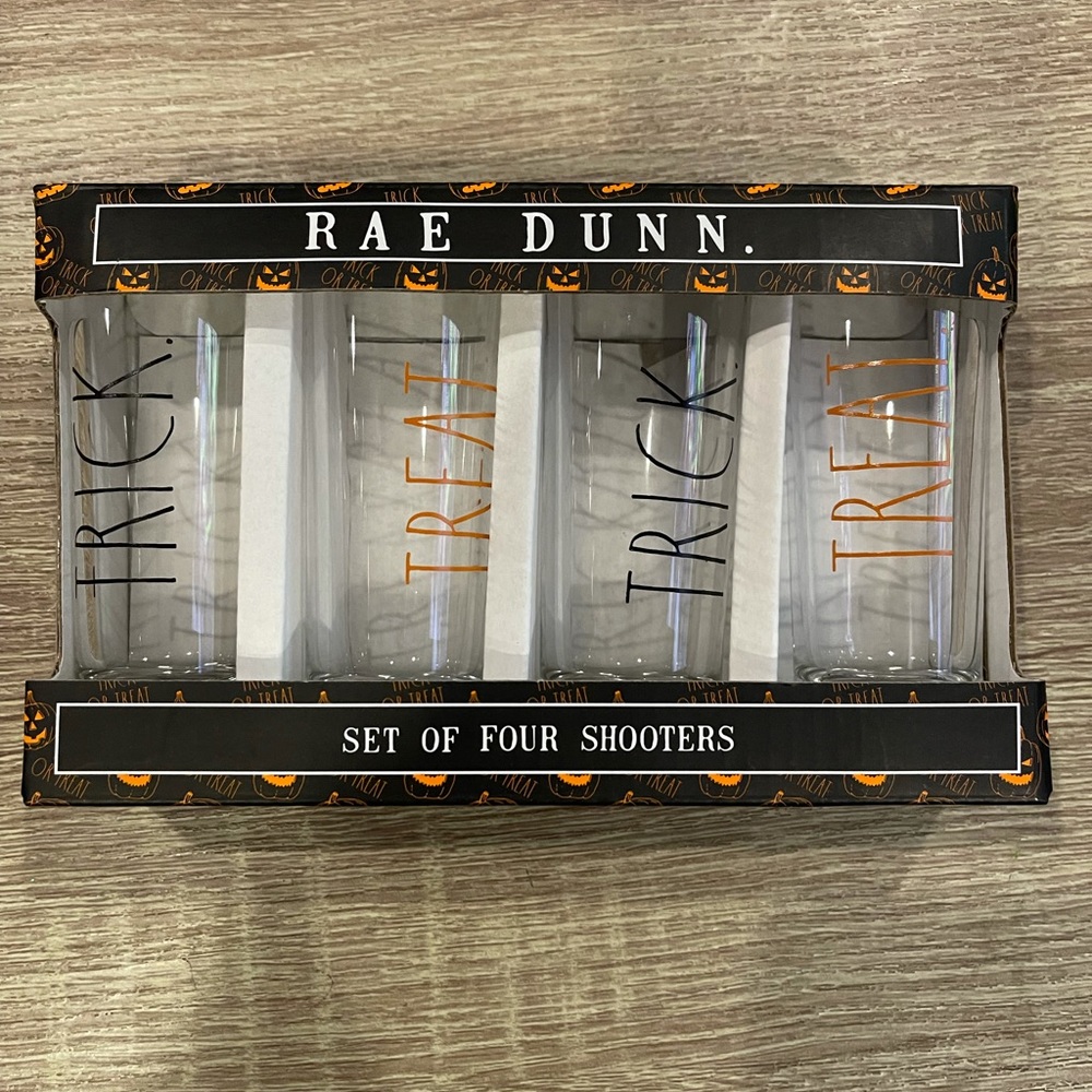Rae Dunn Halloween shot glasses